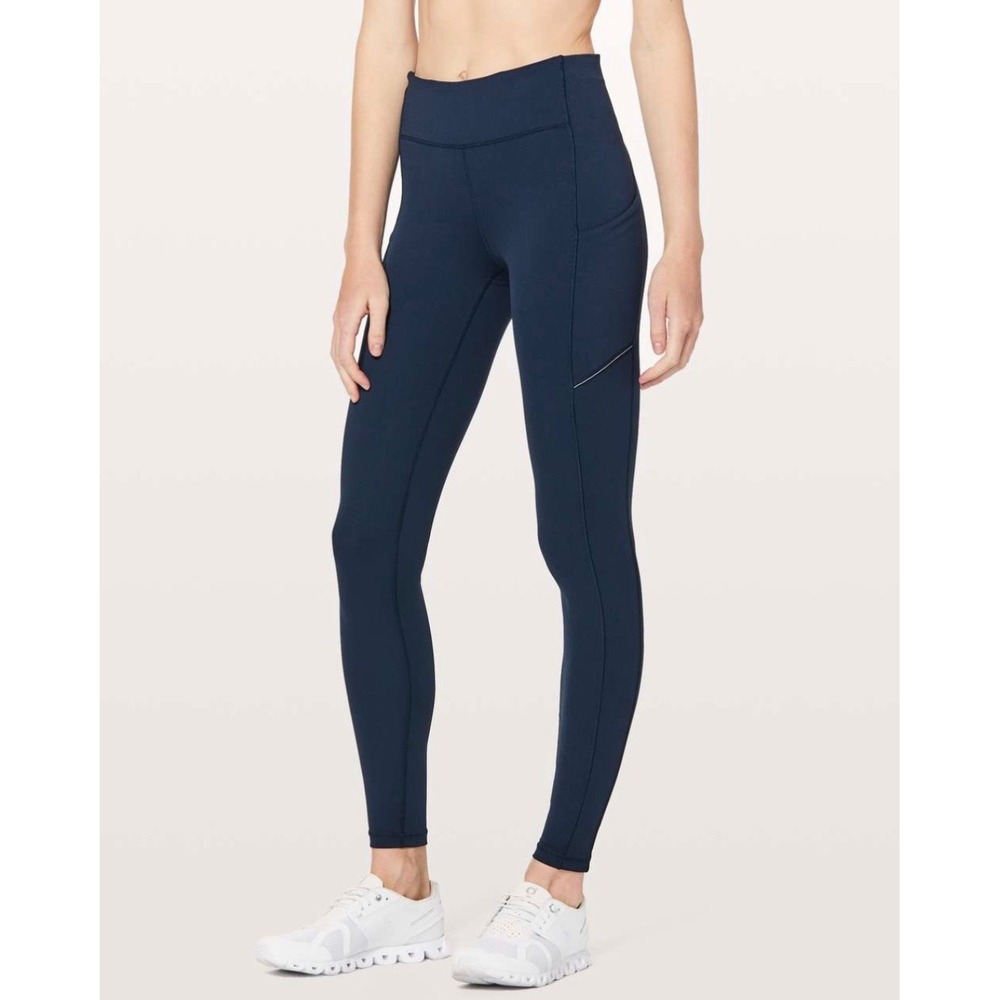 Lululemon Speed Up Tight Full-On Luxtreme 28" True Navy 4 Running Gym Workout